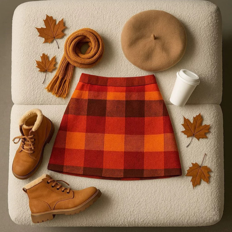 دامن کوناه پشمی وارداتی کد ۱