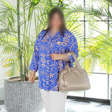 شومیز زنانه سایز بزرگ مدل مبینا کد ۱