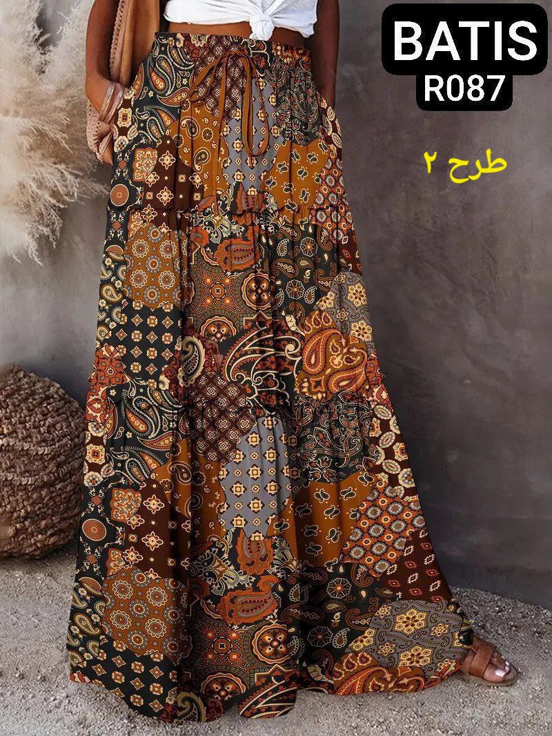 دامن تک لاکچری جیب دار طرح ۲