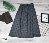 دامن چارخونه پشمی کد ۱۴