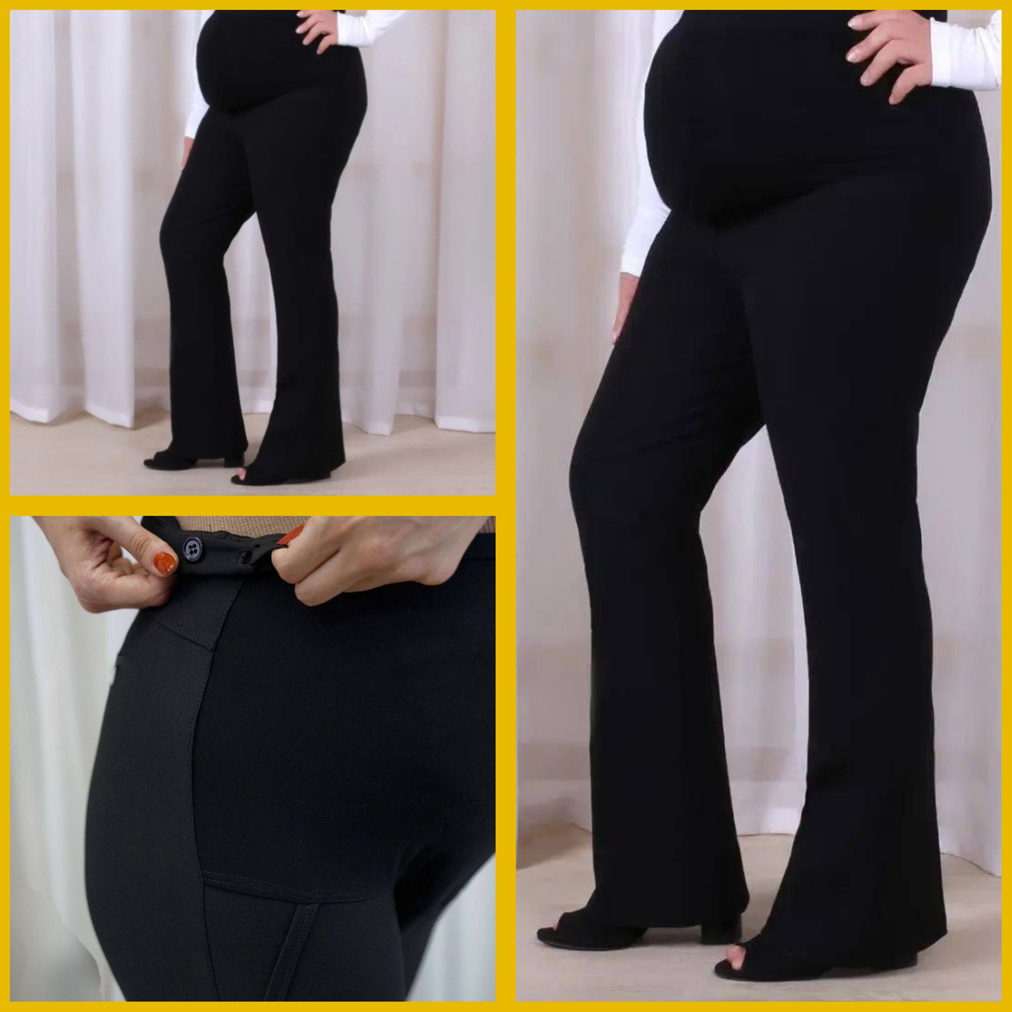 شلوار بارداری دمپاگشاد (بوتکات بارداری)