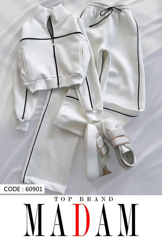 ست سویشرت شلوار سفید