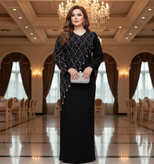 پیراهن مجلسی بیگ سایز ماکسی تندیس.سایزبندی از۵۰تا۶۰ طبق تصویر چارت اندازه گیری.برای تعیین سایز مورد نظر پیام دهید.