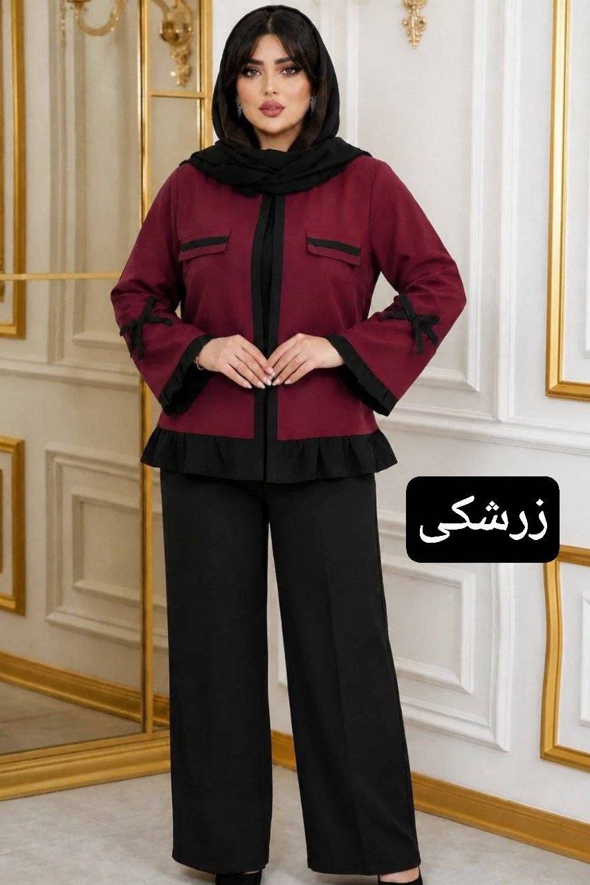 ست کت شلوار زنانه آنجل.فری سایزتا۴۶طبق توضیحات.در رنگبندی جذاب.برای تعیین رنگ مورد نظر پیام دهید.