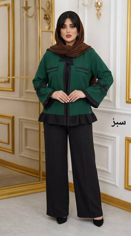 ست کت شلوار زنانه آنجل.فری سایزتا۴۶طبق توضیحات.در رنگبندی جذاب.برای تعیین رنگ مورد نظر پیام دهید.