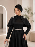 پیراهن مجلسی پوشیده فرشته.سایزبندی از ۳۸تا۵۰طبق توضیحات.برای تعیین سایز پیام دهید.
