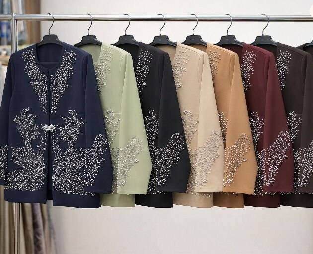 ست کت سارافون مجلسی هدیه مرواریدی.سایزبندی از۴۲ تا ۵۴.در رنگبندی متنوع.برای تعیین رنگ و سایز پیام دهید.